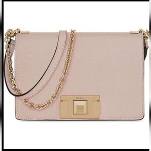 Furla Mimi Pink Chain Strap Women's Bag